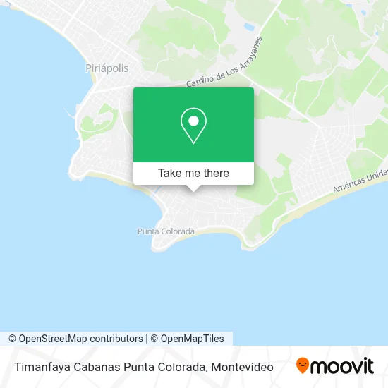 Timanfaya Cabanas Punta Colorada map