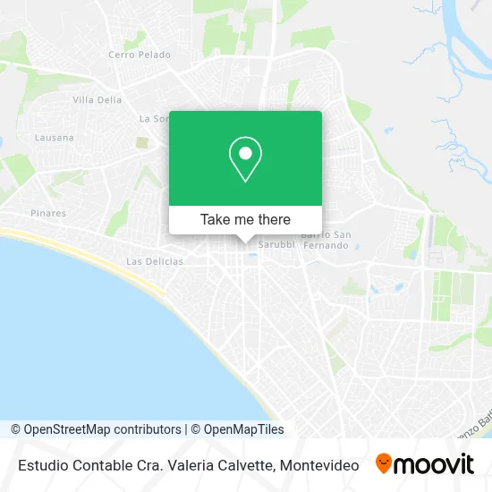 Estudio Contable Cra. Valeria Calvette map