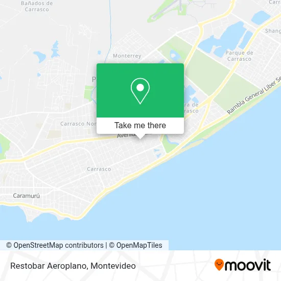 Restobar Aeroplano map