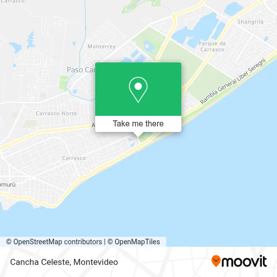 Cancha Celeste map