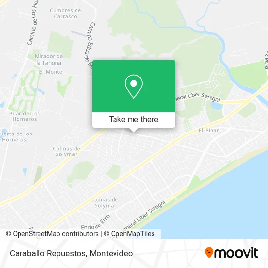 Caraballo Repuestos map