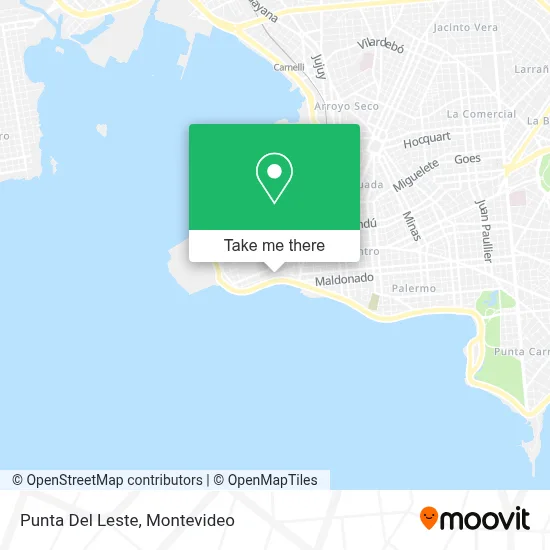 Punta Del Leste map