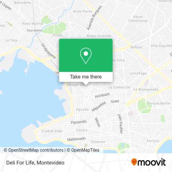 Deli For Life map