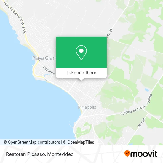 Restoran Picasso map