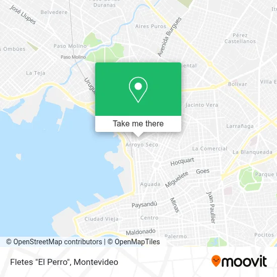 Fletes "El Perro" map