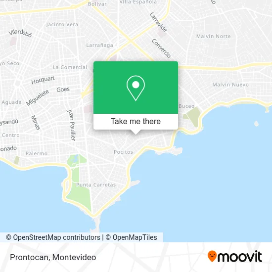 Prontocan map
