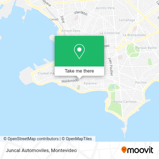 Juncal Automoviles map