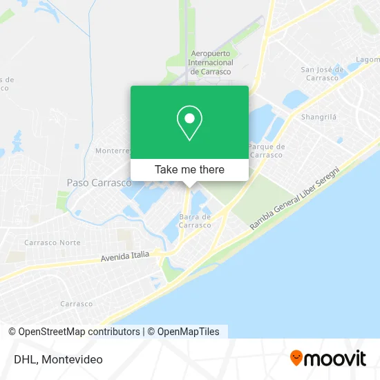 DHL map