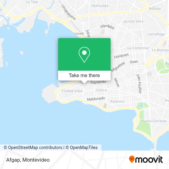 Afgap map