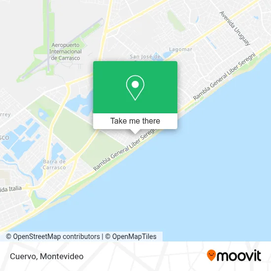 Cuervo map