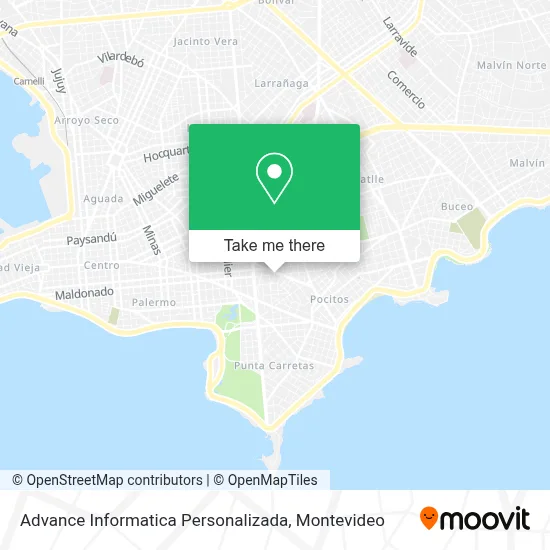 Advance Informatica Personalizada map