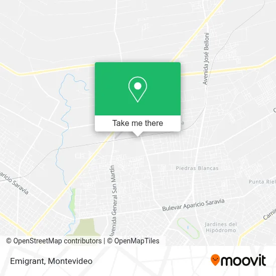 Emigrante map