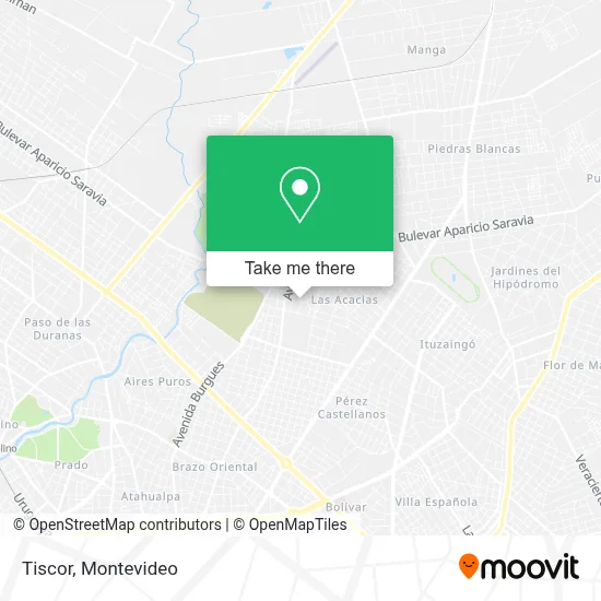 Tiscor map