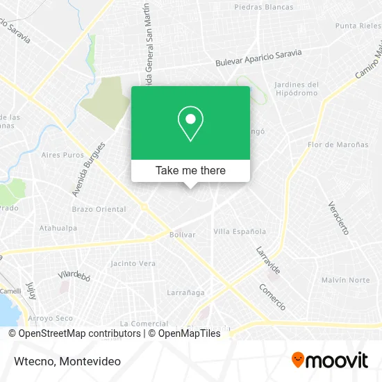 Wtecno map