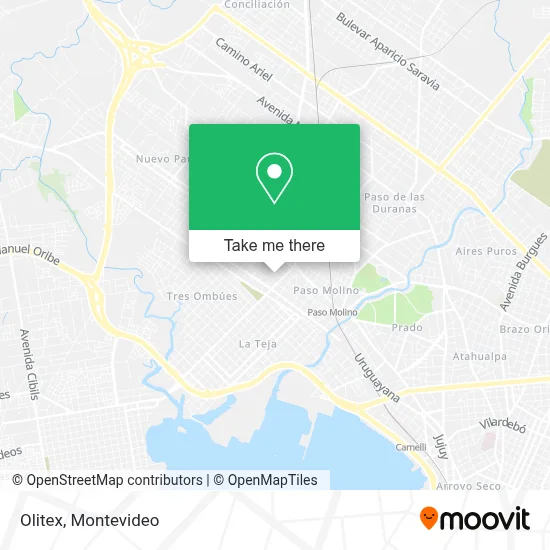 Olitex map