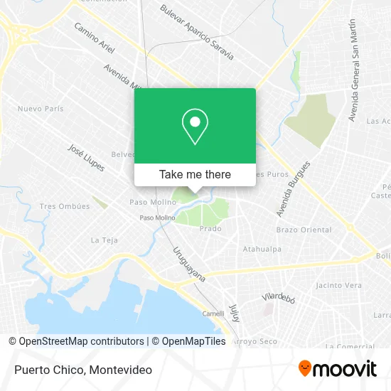 Puerto Chico map