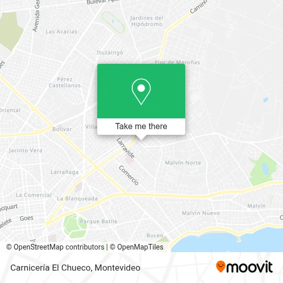 Carnicería El Chueco map