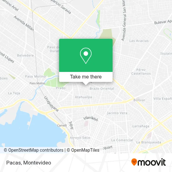 Pacas map