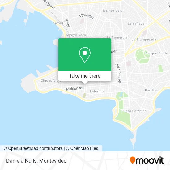 Daniela Nails map