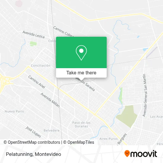 Pelatunning map