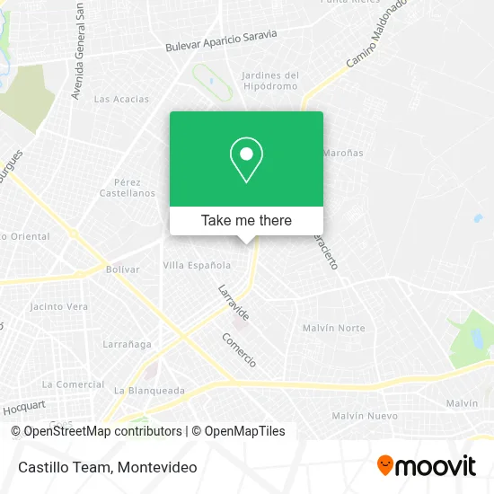 Castillo Team map