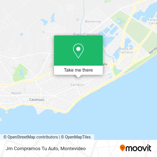 Jm Compramos Tu Auto map