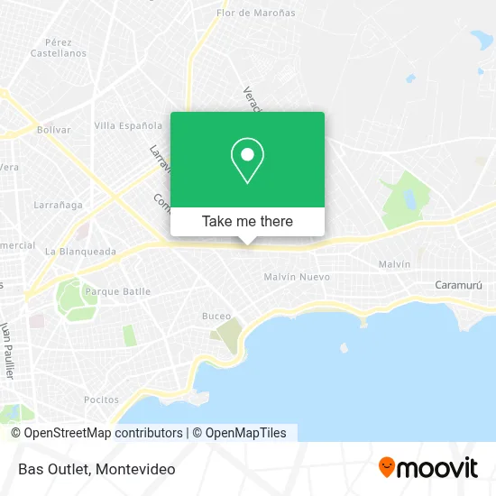 Bas Outlet map