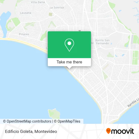 Edificio Goleta map