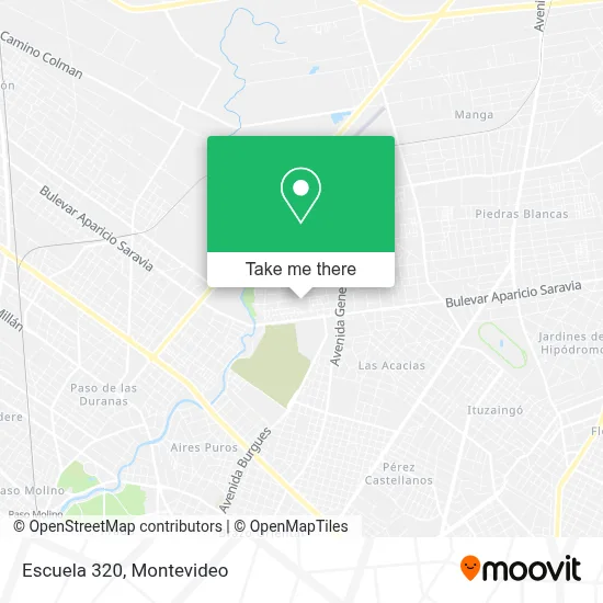 Escuela 320 map