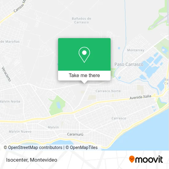 Isocenter map