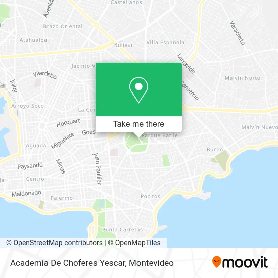 Academia De Choferes Yescar map