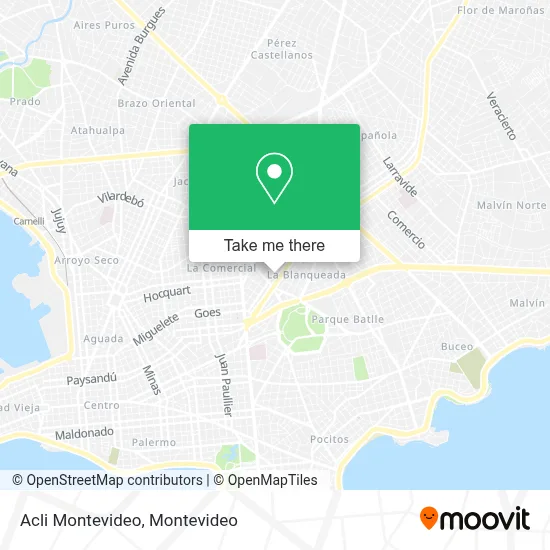 Acli Montevideo map