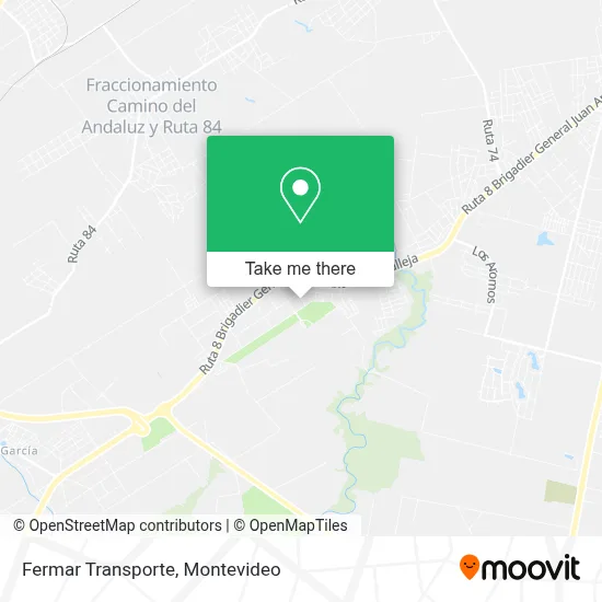 Fermar Transporte map