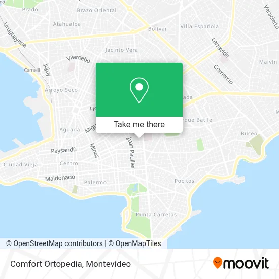 Comfort Ortopedia map