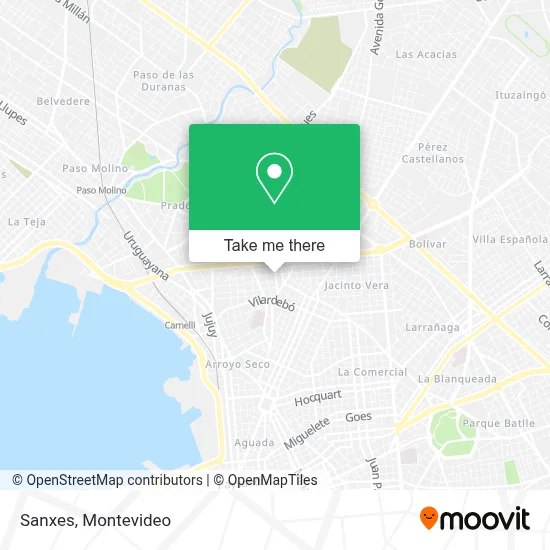 Sanxes map