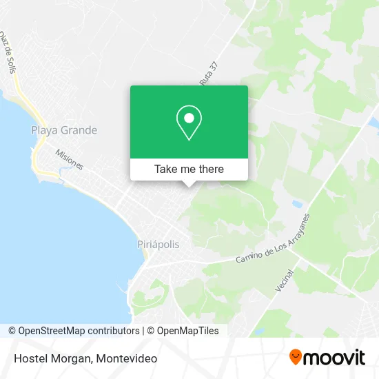 Hostel Morgan map