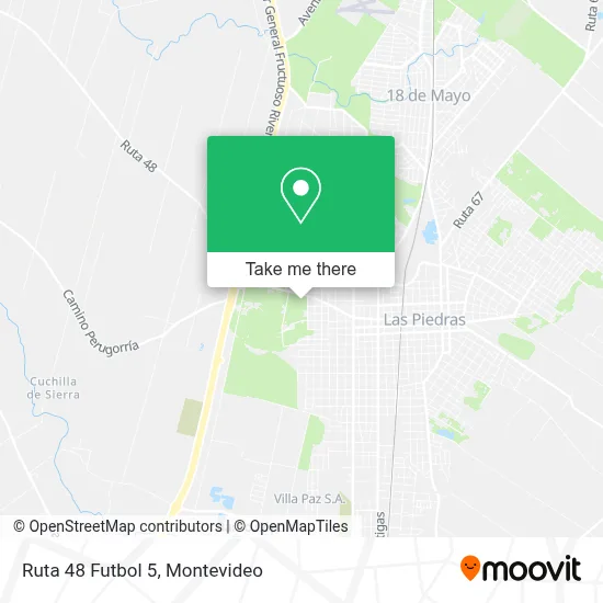 Ruta 48 Futbol 5 map