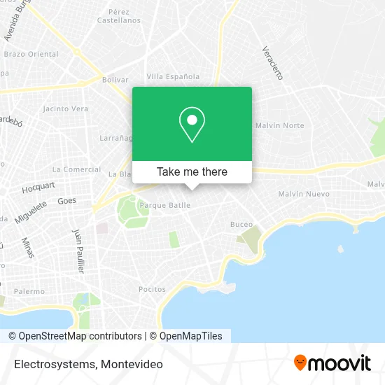 Electrosystems map