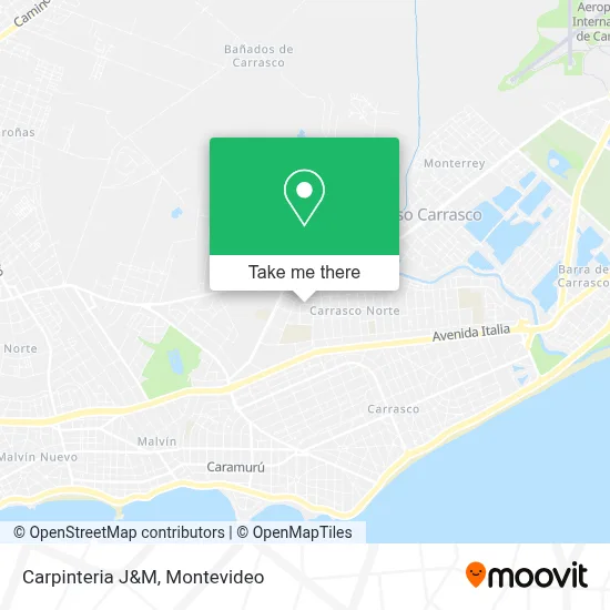 Carpinteria J&M map