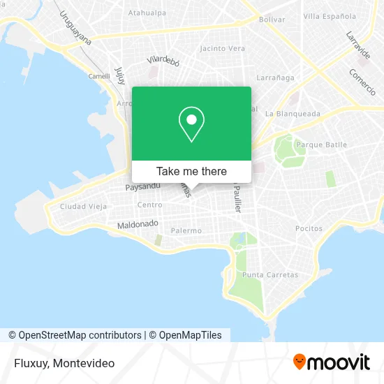 Fluxuy map