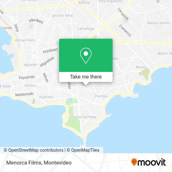 Menorca Films map