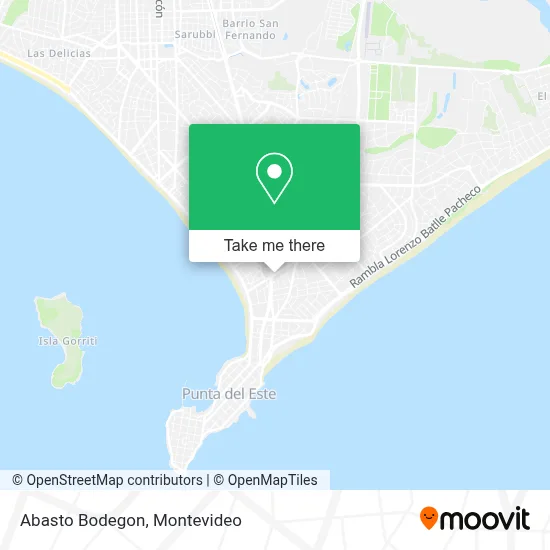Abasto Bodegon map