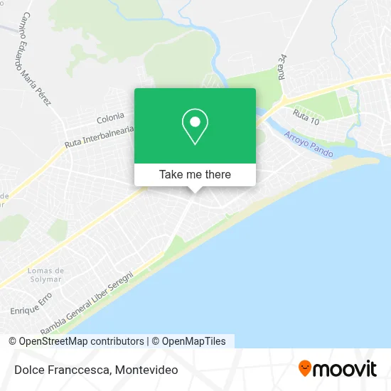 Dolce Franccesca map