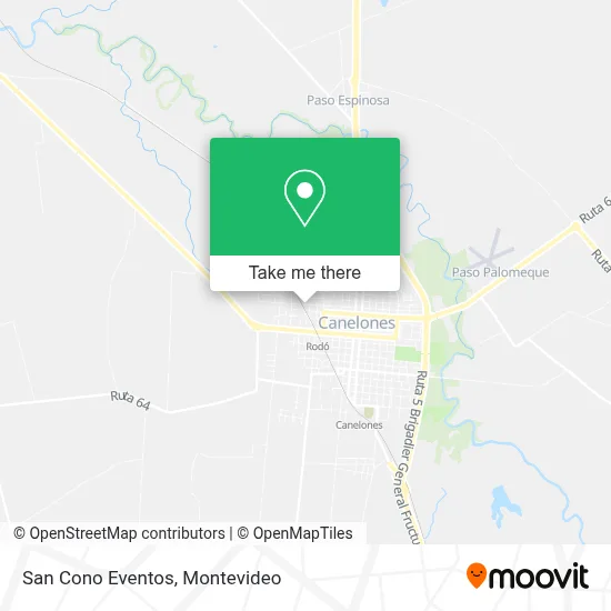 San Cono Eventos map