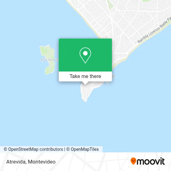 Atrevida map