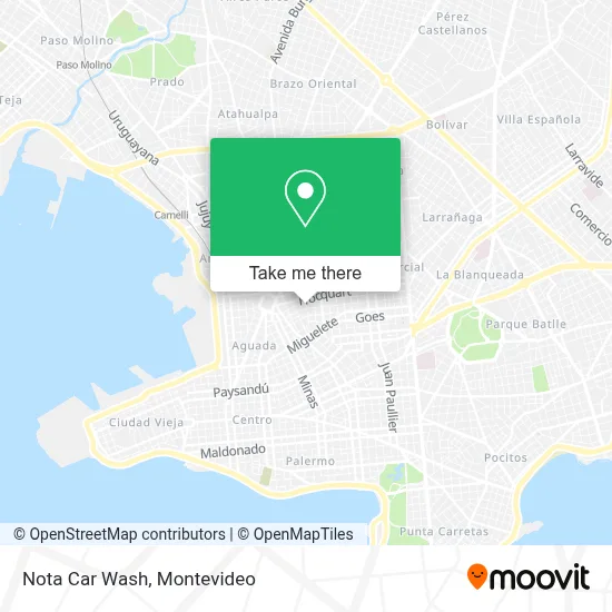Nota Car Wash map