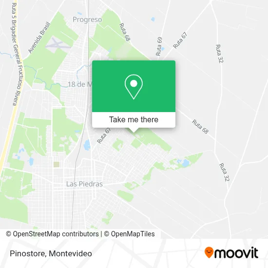 Pinostore map