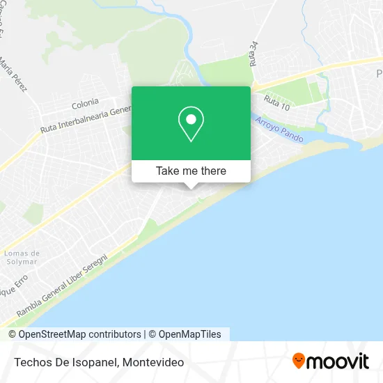 Techos De Isopanel map