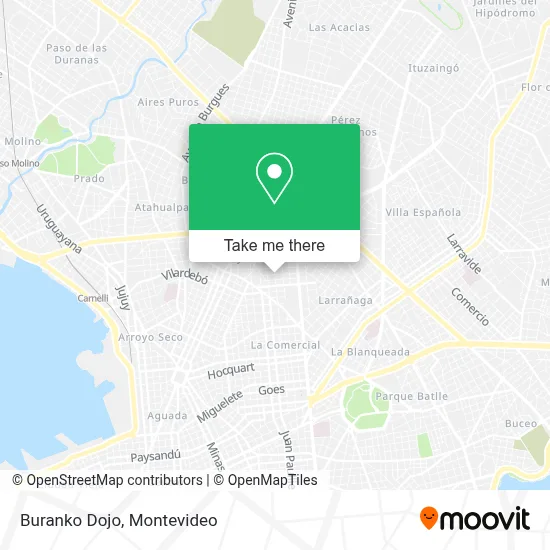 Buranko Dojo map