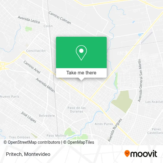 Pritech map